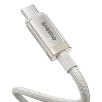 Дата кабель Baseus Titanium Alloy Fast Charging Type-C to Lightning 20W (1m) (P10378101) Galaxy Titanium Gold