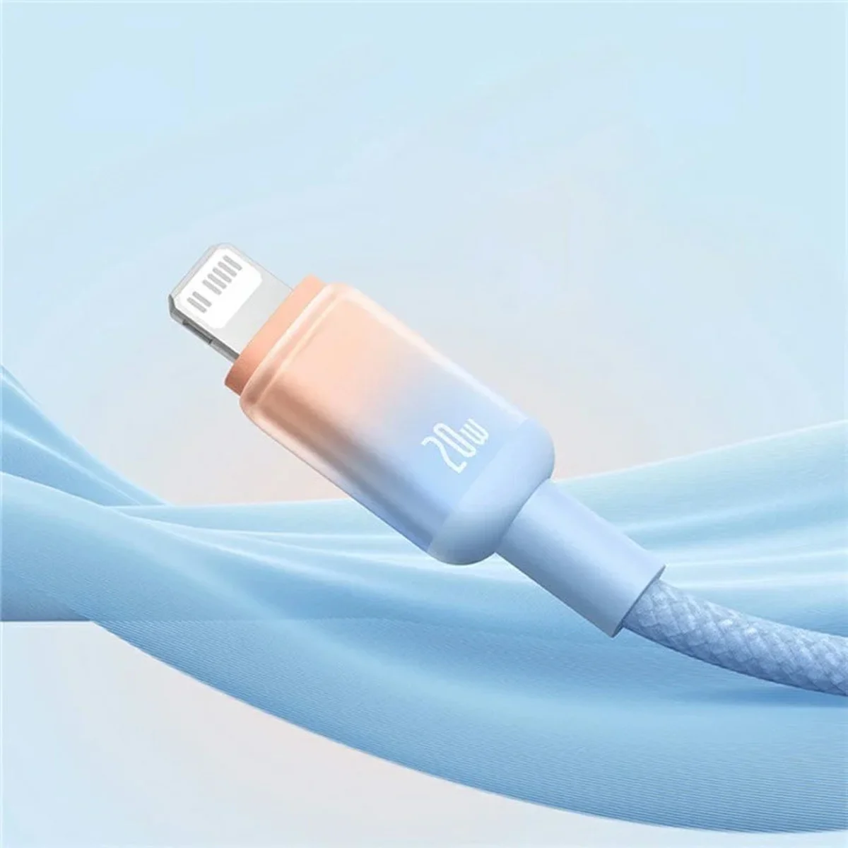 Дата кабель Baseus Discolor Series Fast Charging Type-C to Lightning 20W (2m) (P10374901) Galaxy Blue