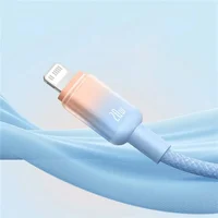 Дата кабель Baseus Discolor Series Fast Charging Type-C to Lightning 20W (2m) (P10374901) Galaxy Blue