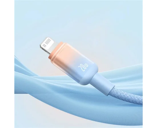 Дата кабель Baseus Discolor Series Fast Charging Type-C to Lightning 20W (2m) (P10374901) Galaxy Blue