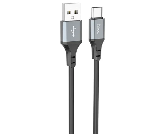 Дата кабель Hoco X86 Spear USB to Type-C (1m) Black