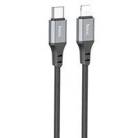 Дата кабель Hoco X86 Spear Type-C to Lightning 20W (1m) Black