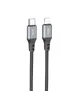 Дата кабель Hoco X86 Spear Type-C to Lightning 20W (1m) Black