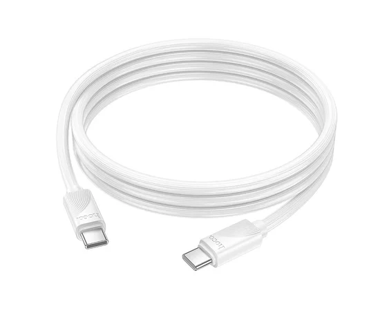 Дата кабель Hoco X114 Energy Type-C to Type-C 60W (1m) White