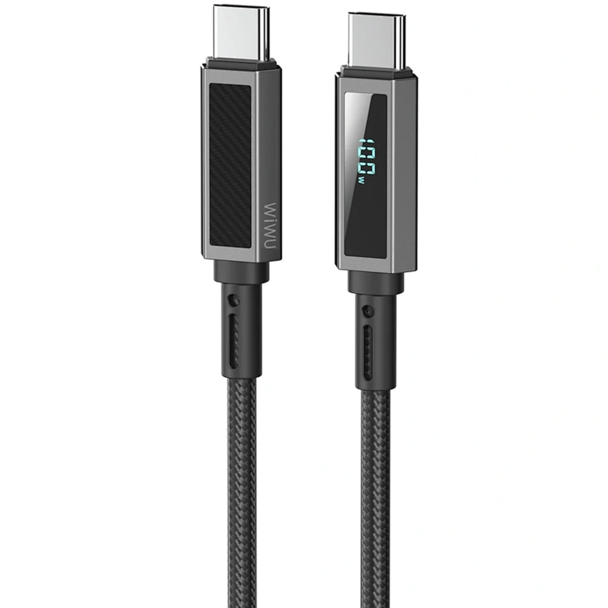 Дата кабель WIWU C079 Warriors Type-C to Type-C 100W (1.2m) Black