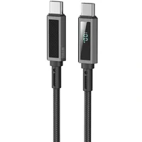 Дата кабель WIWU C079 Warriors Type-C to Type-C 100W (1.2m) Black