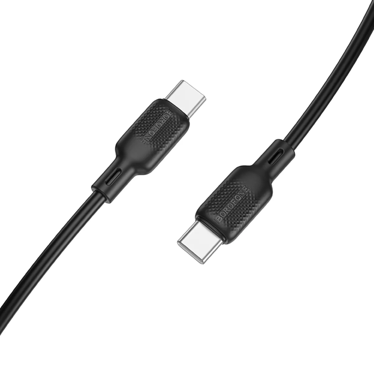 Дата кабель Borofone BX113 Lenny Type-C to Type-C 60W (1m) Black