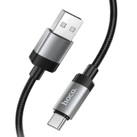 Дата кабель Hoco X117 Star USB to Type-C 3A (1m) Black