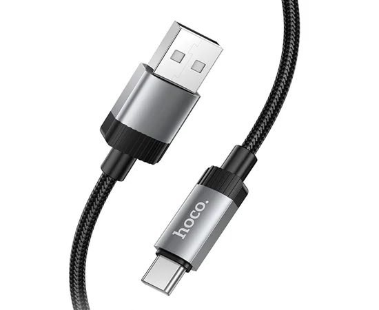Дата кабель Hoco X117 Star USB to Type-C 3A (1m) Black