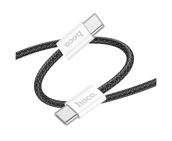 Дата кабель Hoco X104 Source 60W Type-C to Type-C (1m) Black