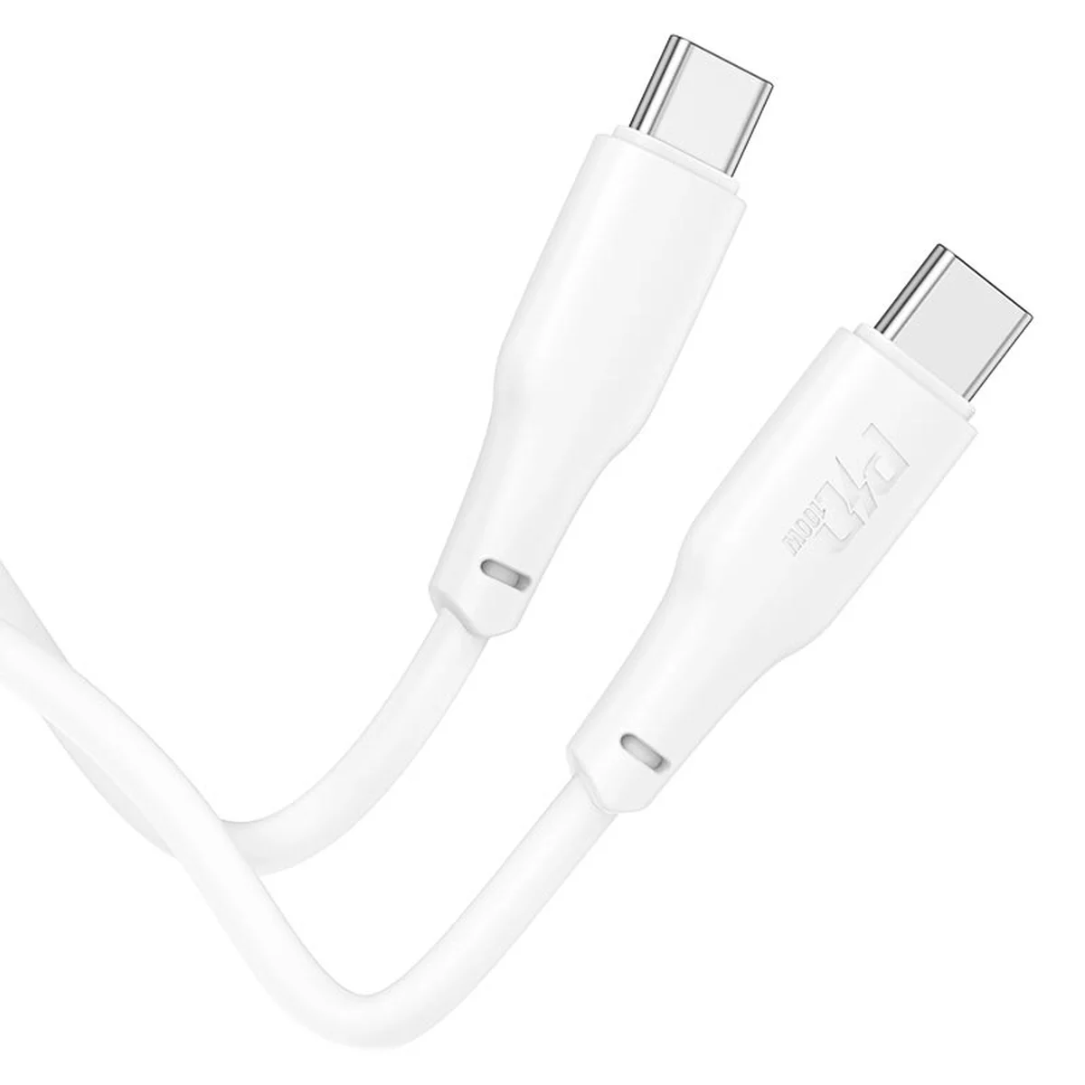 Дата кабель Hoco X93 Force Type-C to Type-C 100W (2m) White