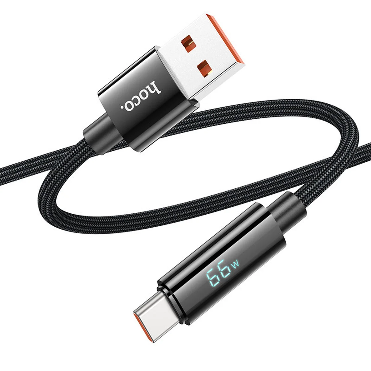Дата кабель Hoco U125 Benefit 5A USB to Type-C (1.2m) Black