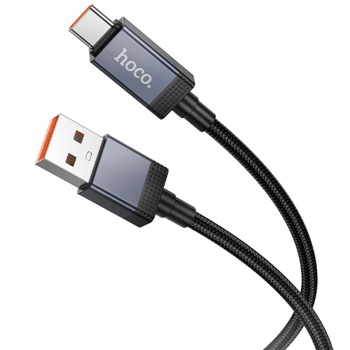 Дата кабель Hoco X118 Generous with display USB to Type-C 5A (1m) Black