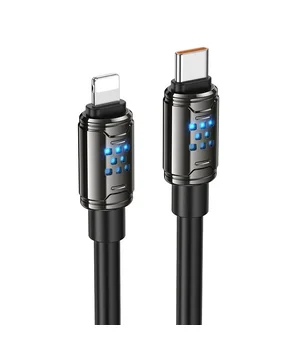 Дата кабель Hoco U143 Joy Type-C to Lightning 27W (1.2m) Black