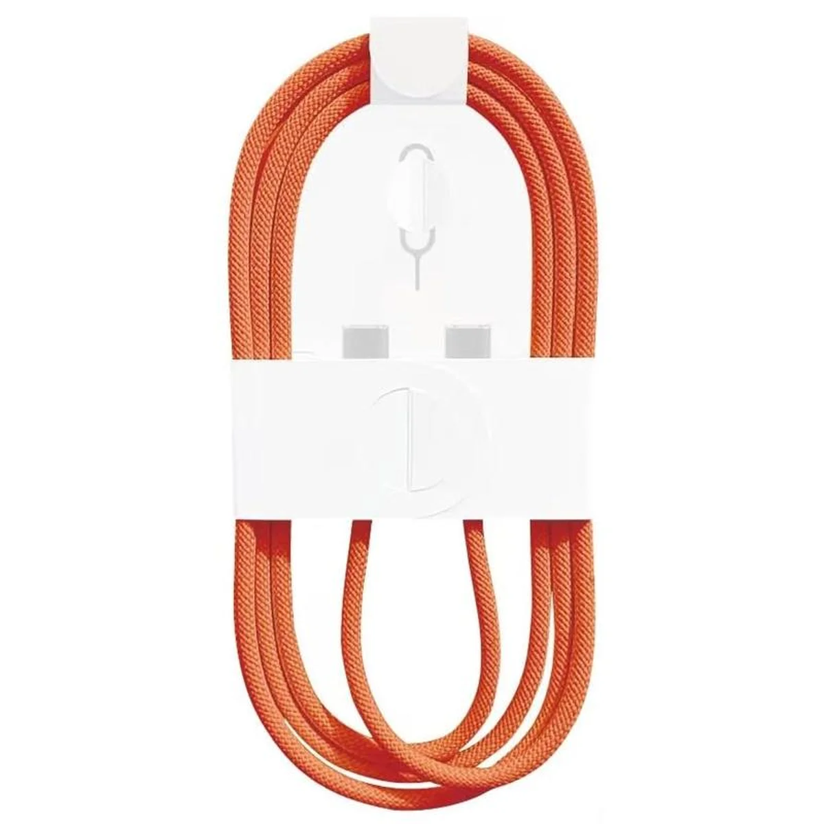 Дата кабель USB-C to USB-C FineWoven iP17 for Apple (AAA) (1m) (box) Orange