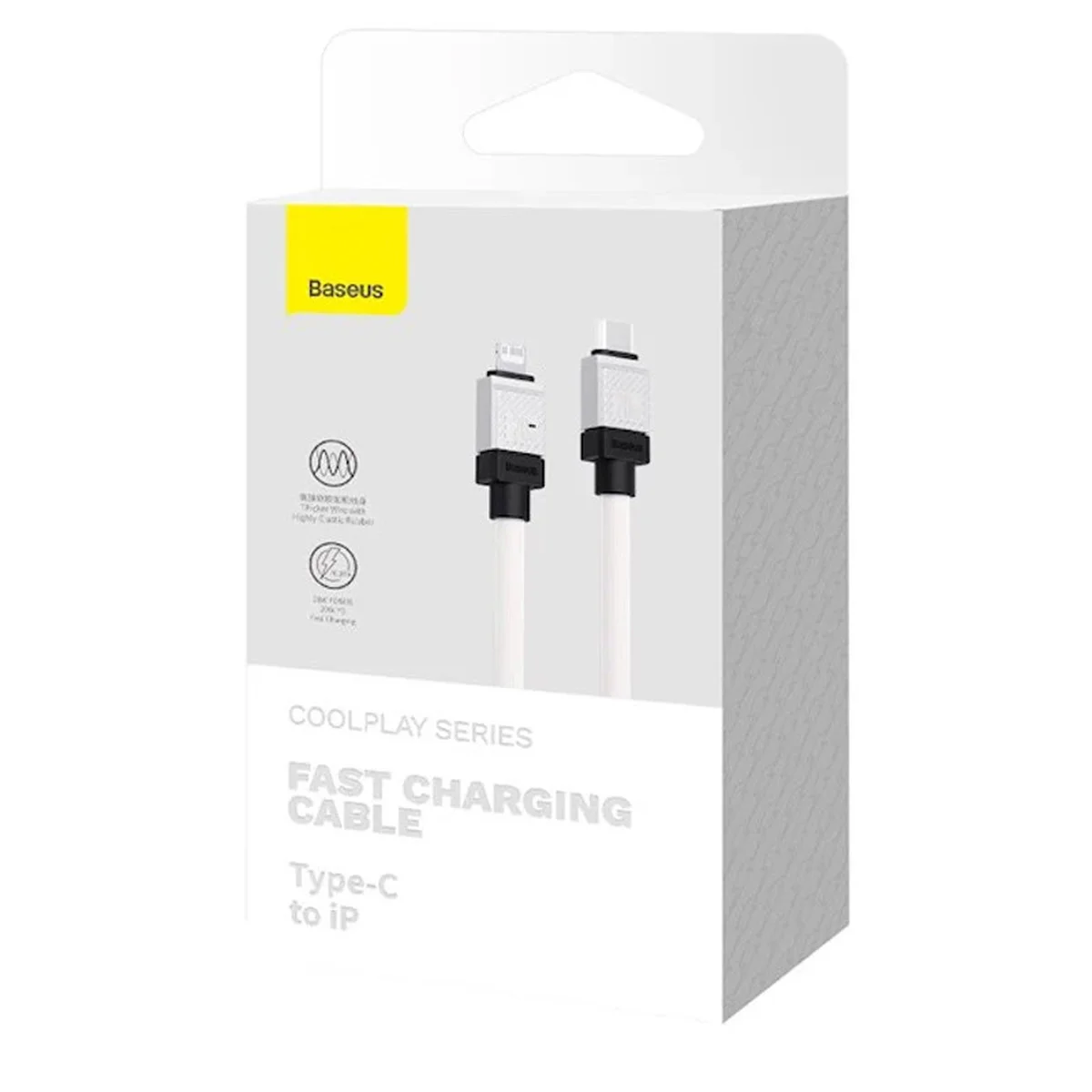 Дата кабель Baseus CoolPlay Series Type-C to Lightning 20W (1m) (CAKW00000) White