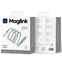Дата кабель WIWU C083 Maglink Type-C to Lightning 27W (1m) Grey