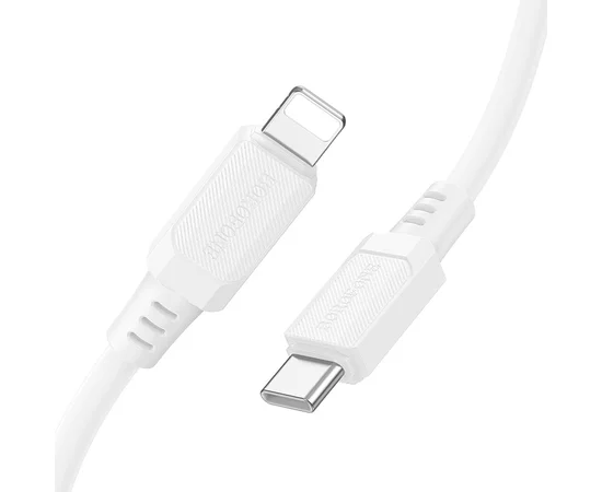 Дата кабель Borofone BX115 Lotto Type-C to Lightning 27W (1m) White