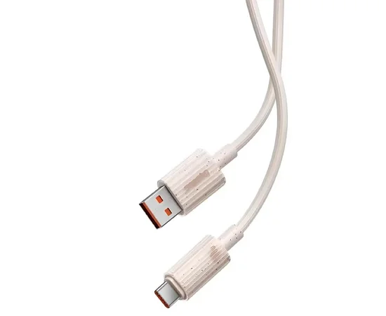Дата кабель Baseus Habitat Series Fast Charging USB Type-C 100W (2m) (P1036020) Wheat Pink