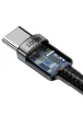 Дата кабель Baseus Cafule Type-C to Type-C PD2.0 100W (2m) (CATKLF-AL) Gray / Black