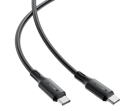 Дата кабель Acefast C17-03 Type-C to Type-C 60W (1.2m) Black