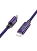 Дата кабель Hoco U125 Benefit 27W Type-C to Lightning (1.2m) Purple