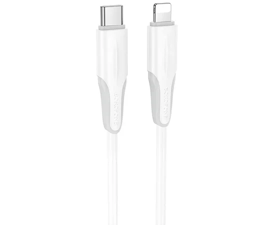 Дата кабель Borofone BX119 New Type-C to Type-C 60W (1m) White