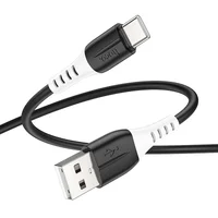 Дата кабель Hoco X82 Silicone USB to Type-C (1m) Black