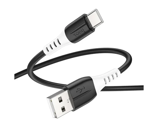 Дата кабель Hoco X82 Silicone USB to Type-C (1m) Black