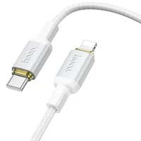 Дата кабель Hoco X128 Benefit Type-C to Lightning 30W (1m) White