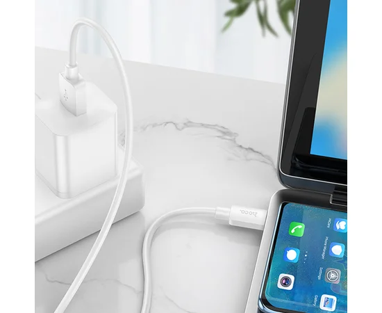 Дата кабель Hoco X96 Hyper USB to Type-C 100W (0.25m) White