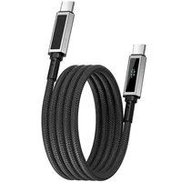 Дата кабель WIWU C079 Warriors Type-C to Type-C 100W (1.2m) Black
