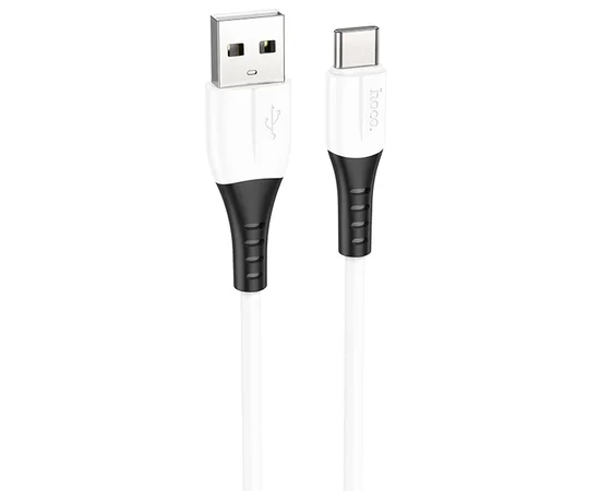 Дата кабель Hoco X82 Silicone USB to Type-C (1m) White