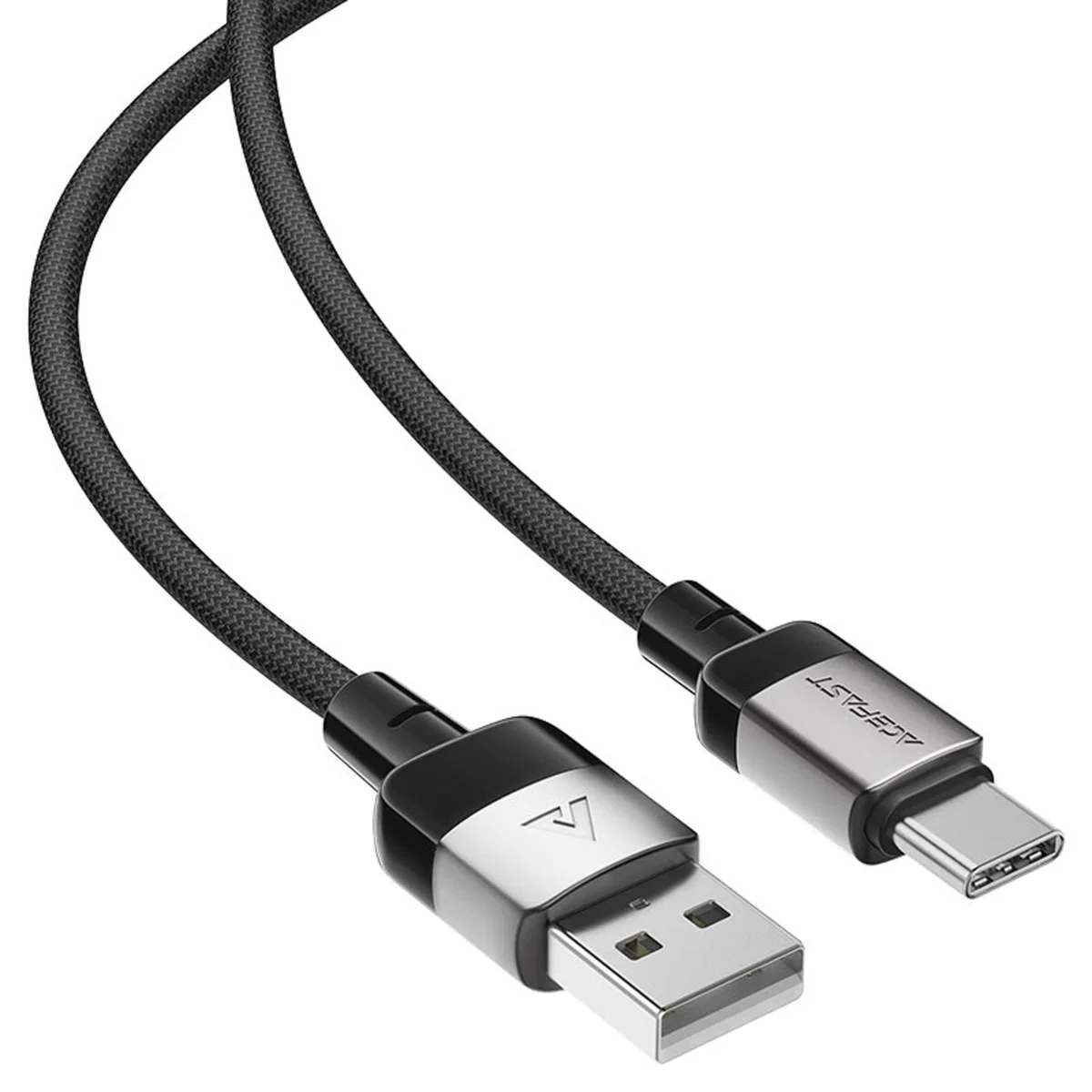 Дата кабель Acefast C9-04 USB to Type-C 3A (1.2m) Black