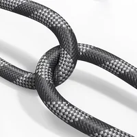 Дата кабель-шнурок Usams US-SJ745 Type-C to Type-C 60W (1.2m) Black