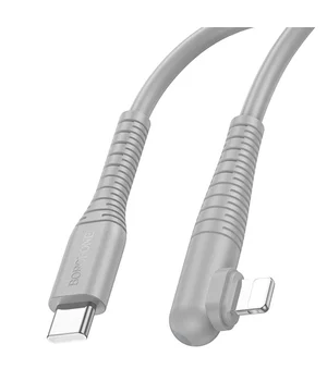 Дата кабель Borofone BX105 Corriente Type-C to Lightning (1m) Gray