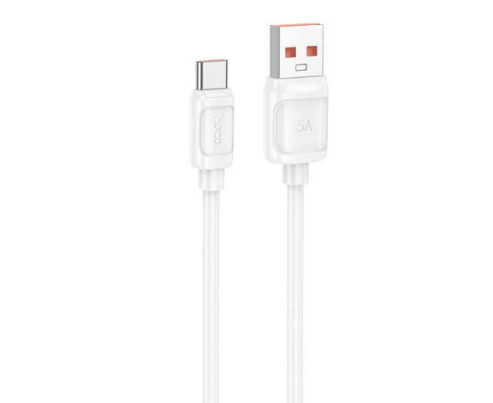 Дата кабель Hoco X115 Surpass USB to Type-C 100W (1m) White