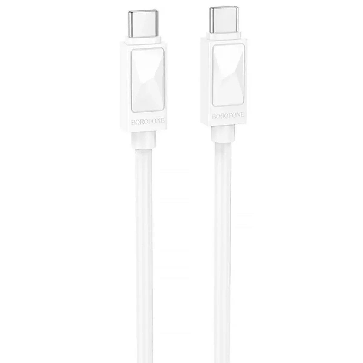 Дата кабель Borofone BX109 Type-C to Type-C 60W (1m) White