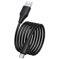 Дата кабель Hoco X124 Bien silicone USB to Type-C 3A (1m) Black