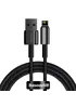 Дата кабель Baseus Tungsten Gold USB to Lightning Cable 2.4A (1m) (CALWJ-0) Black