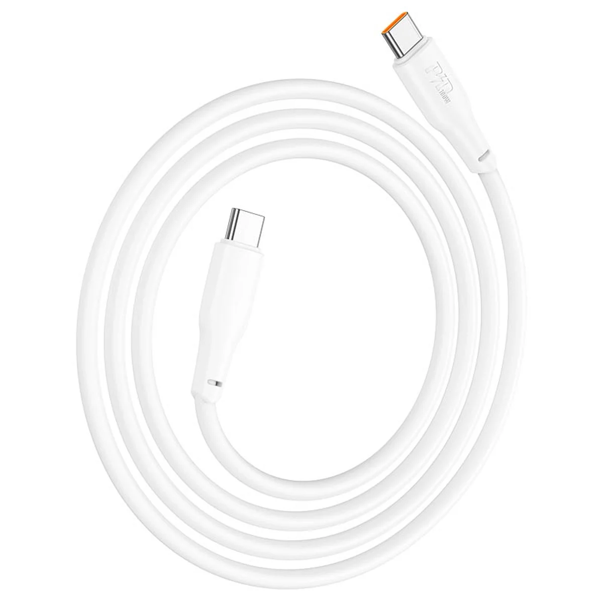 Дата кабель Hoco X93 Force Type-C to Type-C 100W (2m) White