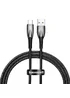 Дата кабель Baseus Glimmer Series Fast Charging Data Cable USB для Type-C 100W 1m (CADH00040) Black