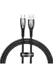 Дата кабель Baseus Glimmer Series Fast Charging Data Cable USB to Type-C 100W 1m (CADH00040) Black
