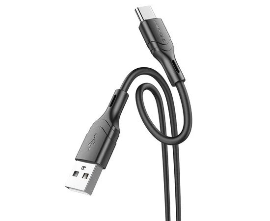 Дата кабель Borofone BX99 Method Silicone USB to Type-C (1m) Black