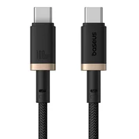 Дата кабель Baseus Dura Series Fast Charging Type-C to Type-C 100W (1m) (P10377803U01) Gold / Black