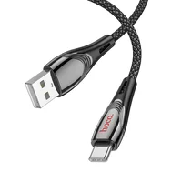 Дата кабель Hoco U133 Monte USB для Type-C (1.2m) Black