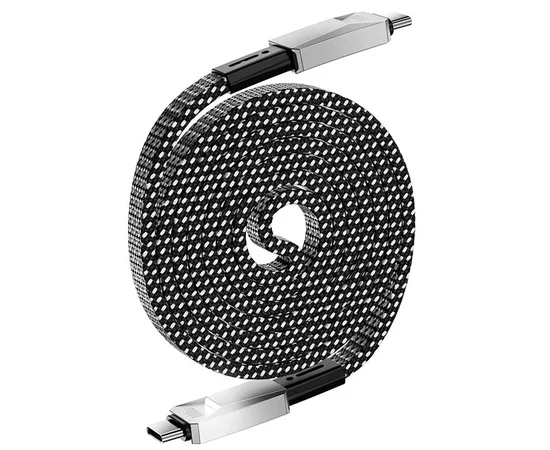 Дата кабель WIWU Wi-C078 Type-C to Type-C 100W (1m) Silver