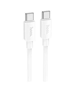 Дата кабель Hoco X96 Hyper Type-C to Type-C 60W (1m) White