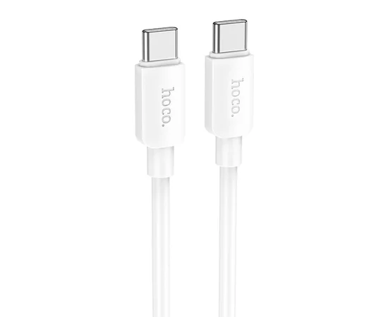 Дата кабель Hoco X96 Hyper Type-C to Type-C 60W (1m) White