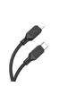 Дата кабель Hoco X90 Cool silicone Type-C to Lightning 20W (1m) Black